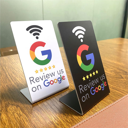 Google Review stand