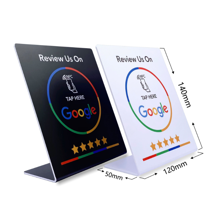Google Review stand