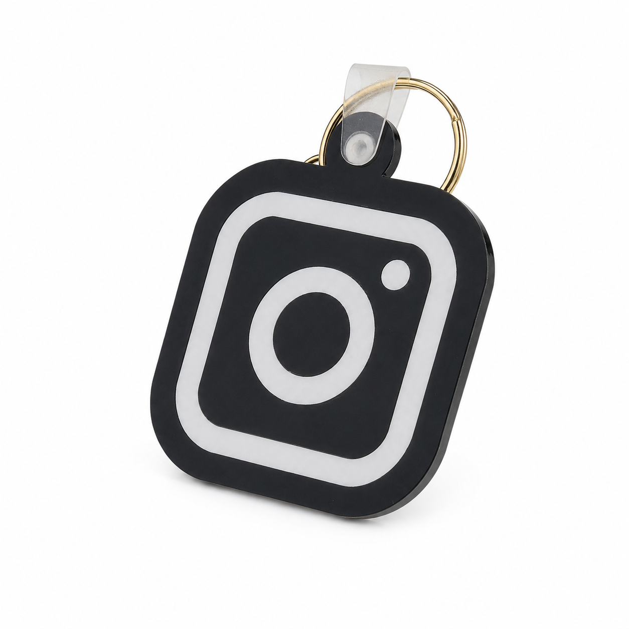 Instagram logo keychain