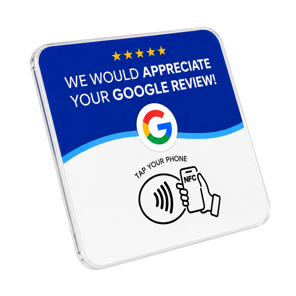 RepHero Google review plate