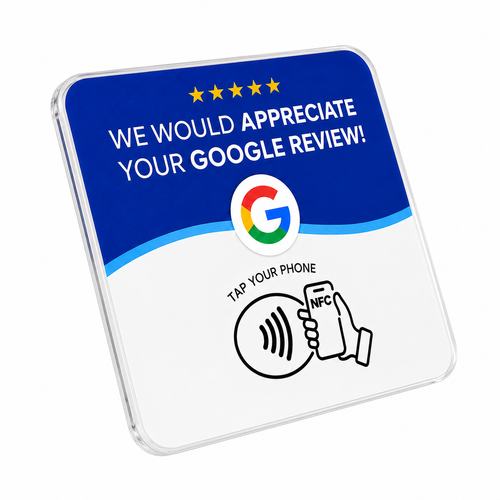 RepHero Google review plate