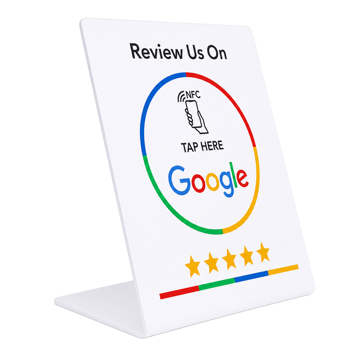 Google Review stand